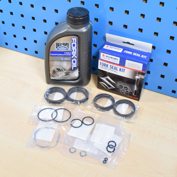 Suzuki Gabelservice Set GSX-R 600/750 K4 K5 mit Gabelöl Gabelsimmeringe