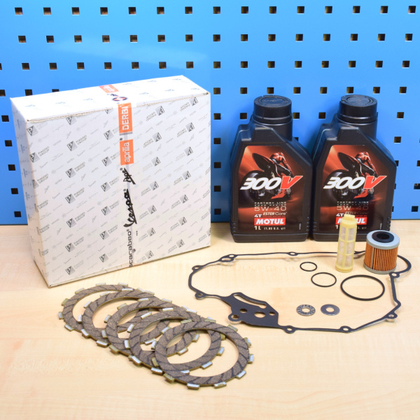 Original Kupplung Aprilia 125 4T klein mit Ölwechselset 2l Motul 300V 5w40