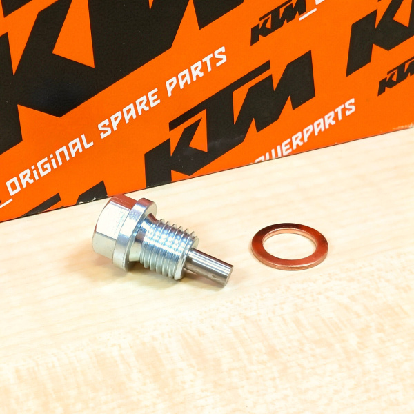 KTM Original Ablassschraube M12x1,5 + Dichtscheibe