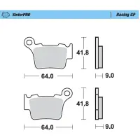 Moto-Master Bremsbelagsatz Racing 0944-11