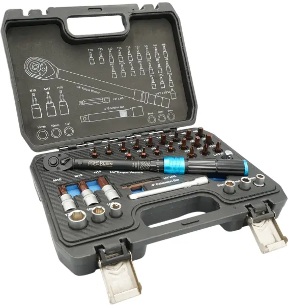 MSK Drehmomentschlüssel Set 1/4 Zoll 32tlg. für Motorrad Roller Quad