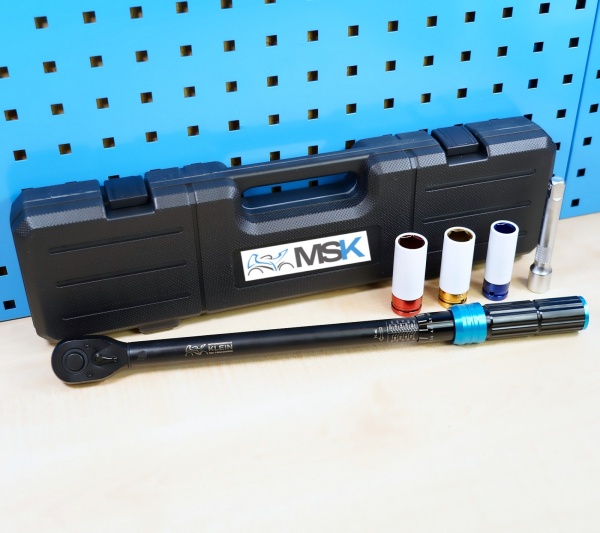 MSK Drehmomentschlüssel Set 1/2 Zoll mit Radnüssen