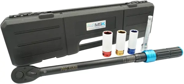 MSK Drehmomentschlüssel Set 1/2 Zoll mit Radnüssen