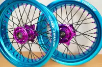 Radsatz 3.5+5.0x17 light blue / purple / black / purple