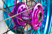 Radsatz 3.5+5.0x17 light blue / purple / black / purple