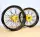Radsatz 3.5+5.0x17 black / gold / black /gold