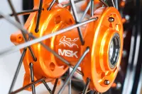 Radsatz 3.5+5.0x17 d-blue / orange / black / orange