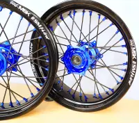 Radsatz 3.5+5.0x17 black / d-blue / black / d-blue