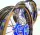 Radsatz 3.5+5.0x17 black / d-blue / black / d-blue