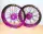 Radsatz 3.5+5.0x17 bicolor fade black-purple / purple / black / purple