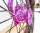 Radsatz 3.5+5.0x17 bicolor fade black-purple / purple / black / purple
