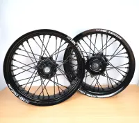 Radsatz 3.5+5.0x17 all black