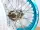 Radsatz 3.5+5.0x17 bicolor straight lightblue-white / rainbow / rainbow / light blue