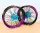 Radsatz 3.5+5.0x17 bicolor fade black-purple / light-blue / black / light blue