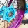 Radsatz 3.5+5.0x17 bicolor fade black-purple / light-blue / black / light blue