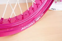 Radsatz 3.5+5.0x17 bicolor straight white-pink / pink /...