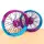 Radsatz 3.5+5.0x17 bicolor faded lightblue-purple / purple / black / purple