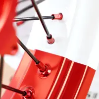 Radsatz 3.5+5.0x17 bicolor straight white-red / red / black / red