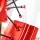 Radsatz 3.5+5.0x17 bicolor straight white-red / red / black / red