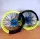 Radsatz 3.5+5.0x17 bicolor straight black-fluoyellow / light blue / black / light blue