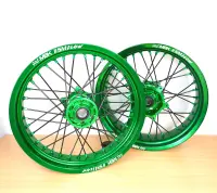 Radsatz 3.5+5.0x17 green / green / black / green