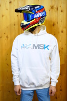 MSK Flow Hoodie  weiß  Größe M