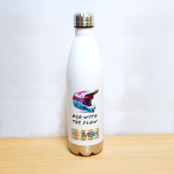 MSK Thermosflasche Edelstahl weiß 750ml