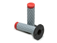 Pro Taper Griffgummi Set grau/rot