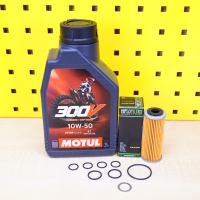 Ölwechselset Triumph TF 250 mit Motul 300V 10w50 +...