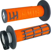 ODI Griffgummi Set orange/grau Emig 2.0 Lock-On half-waffle