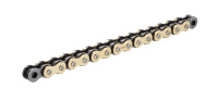 X-Ring Kette DID 520 VX3 gold/schwarz 118 mit Clipschloss