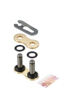 X-Ring Kette DID 520 VX3 gold/schwarz 118 mit Clipschloss