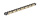 X-Ring Kette DID 520 VX3 gold/schwarz 118 mit Clipschloss