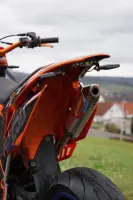Levano Alu Kennzeichenhalter schwarz klappbar KTM EXC...