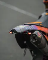 Levano Alu Kennzeichenhalter schwarz klappbar KTM EXC 2012 - 2016