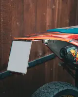 Levano Alu Kennzeichenhalter schwarz klappbar KTM EXC 2024 -