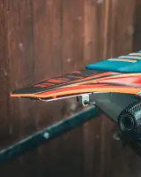 Levano Alu Kennzeichenhalter schwarz klappbar KTM EXC 2024 -
