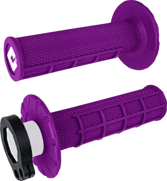 ODI Griffgummi Set purple / lila V2 Lock-On half-waffle
