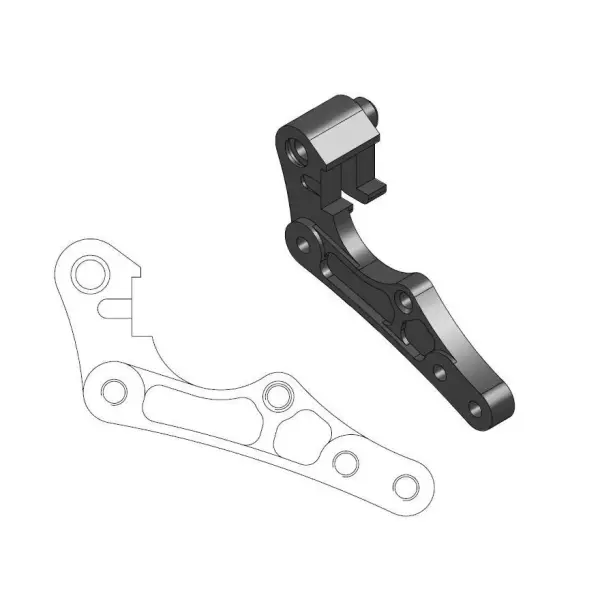 Moto-Master Adapter Husqvarna Magura für 320mm Bremsscheibe