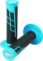 Pro Taper Griffgummi Set Clamp-On hellblau/schwarz...