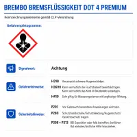 1000ml Brembo DOT 4 Bremsflüssigkeit Premium