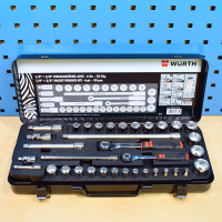 Würth Ratschenkasten 35 tlg. 1/4 + 3/8 Zoll