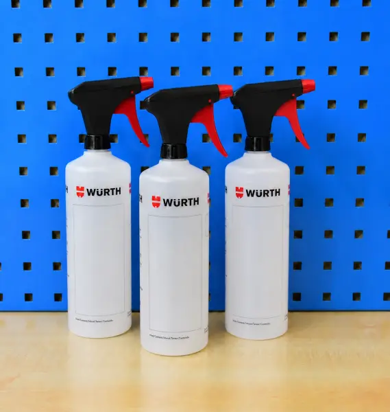 3er Set Würth Sprühflasche Transparent 1000ml