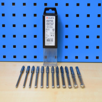 Würth Zebra Hammerbohrer Quadro L Set 12tlg. SDS...