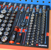 Würth Werkzeugset 108 Tlg. 1/4 + 1/2 Zoll