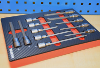Würth Nusssatz in Schaum Torx 1/2 Zoll Nüsse