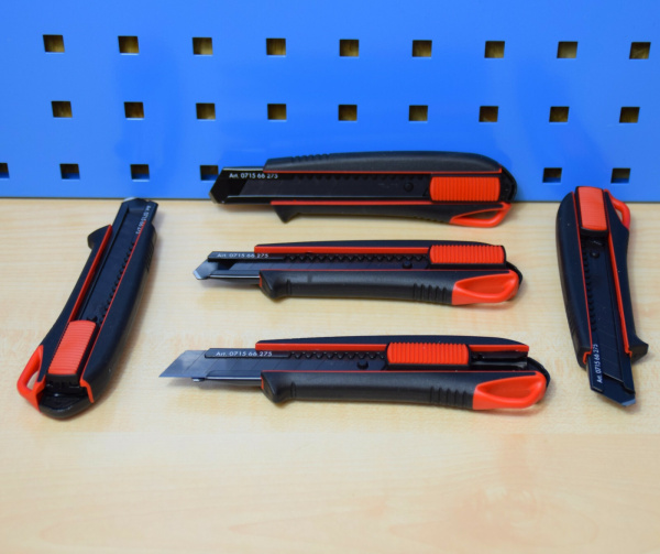 5er Set Würth Cuttermesser 2K mit je 3 Klingen 18mm Cutter Messer