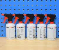 5er Set Würth Sprühflasche 500ml transparent