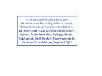 5er Set Würth Sprühflasche 500ml transparent