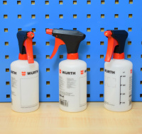 3er Set Würth Sprühflasche 500ml transparent